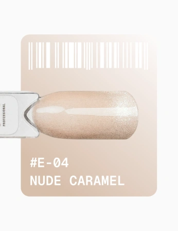  ADORE Lakier hybrydowy Cat's Eye Nude Caramel E-04, 12 ml