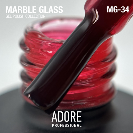 Adore Lakier hybrydowy do witraży MG-34 - cuprite, 8 ml