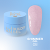 LUNAmoon Shimmer Gel Nr.08 - żel budujący, 15 ml