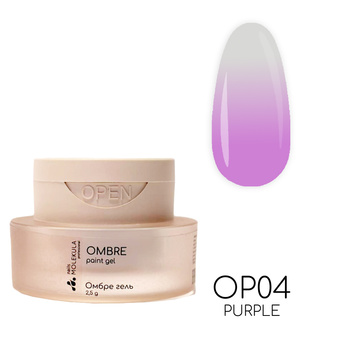 Molekula Professional Ombre Paint Gel OP04- Purple, 2,5g