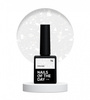 NAILSOFTHEDAY Potal Base 14 – mleczno-biała baza z białymi holograficznymi płatkami, 10 ml