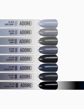 Adore Lakier Hybrydowy 101 Black Jack, 12 ml