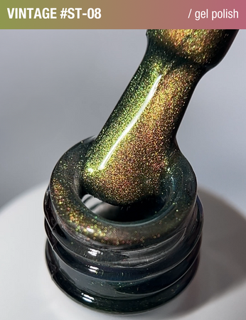  ADORE Lakier hybrydowy Satin Cat's Eye ST-08 - vintage, 12 ml