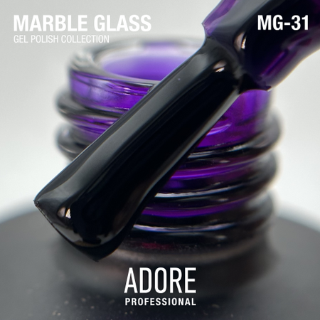 Adore Lakier hybrydowy do witraży MG-31 - iris quartz, 8 ml
