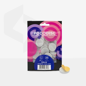 Wymienne polerki na gąbce do dysku do pedicure Staleks PODODISC L EXPERT, 25 szt