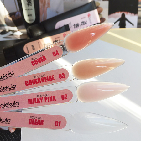 Molekula Professional Poly Gel Nr.02 Milky Pink, 30 ml