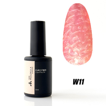 Molekula Professional Euro Fiber Gel W11 Pink Lake, 12ml