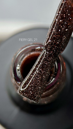SAGA Professional Fiery Gel 21, 9 ml 