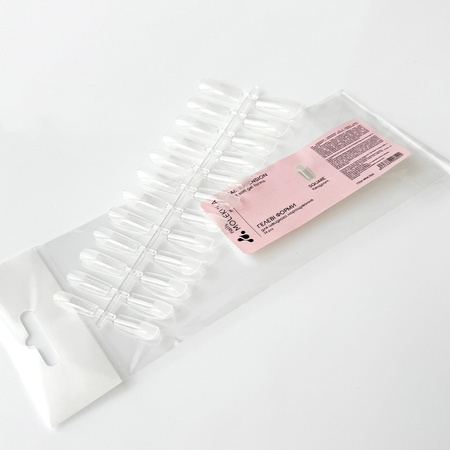 Molekula Professional Tipsy żelowe "Square", 240 szt.