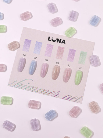 LUNAmoon Shimmer Gel Nr.07 - żel budujący, 15 ml